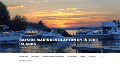 Desktop Screenshot of bayside-marina.com